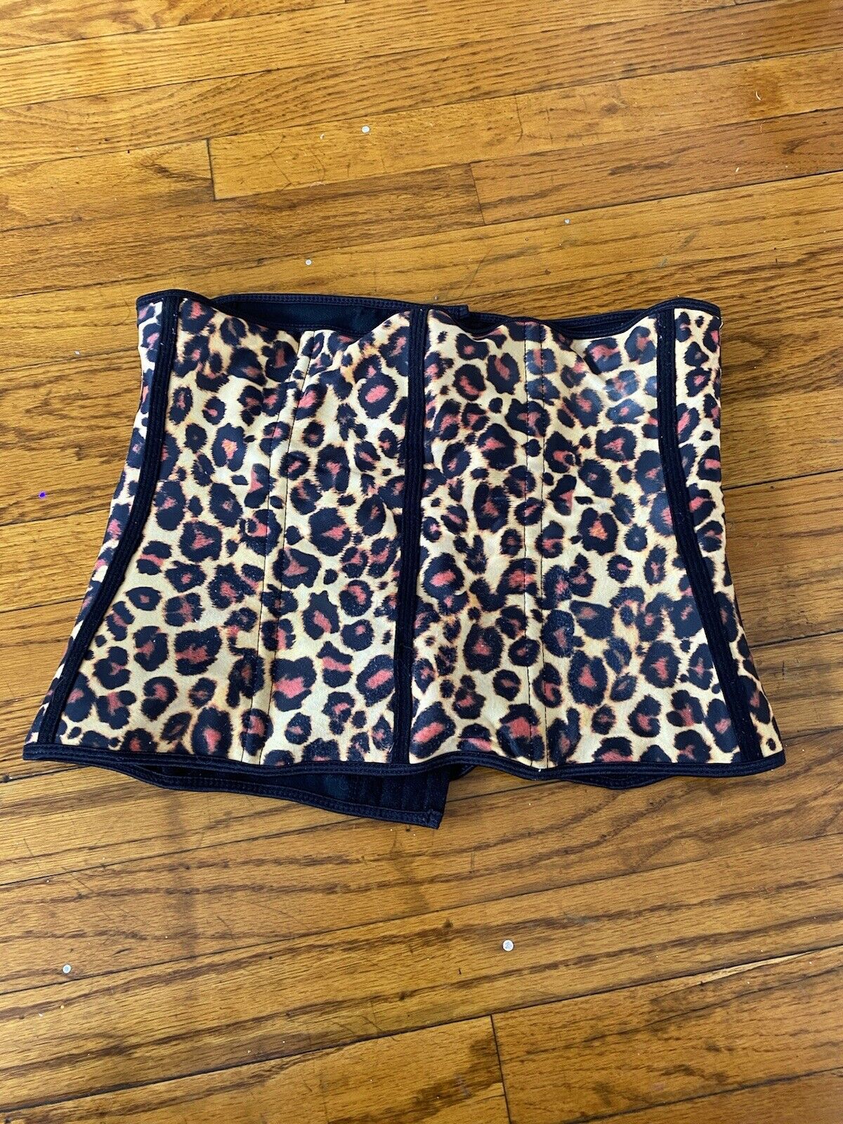 Cheetah Print Corset Top - Unbranded - Size S/M # 1915